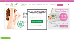 Desktop Screenshot of mynaturaldeodorant.com